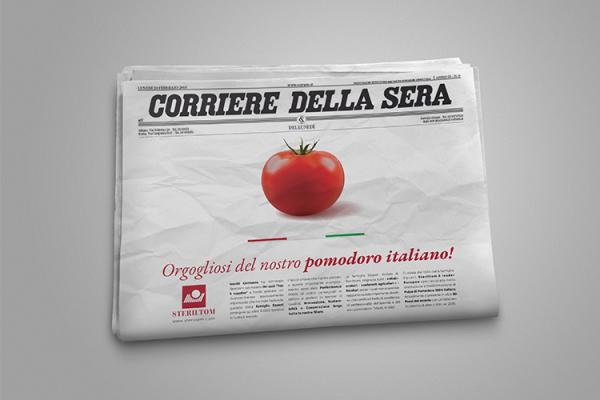 Pubblicità Steriltom su Corriere della Sera